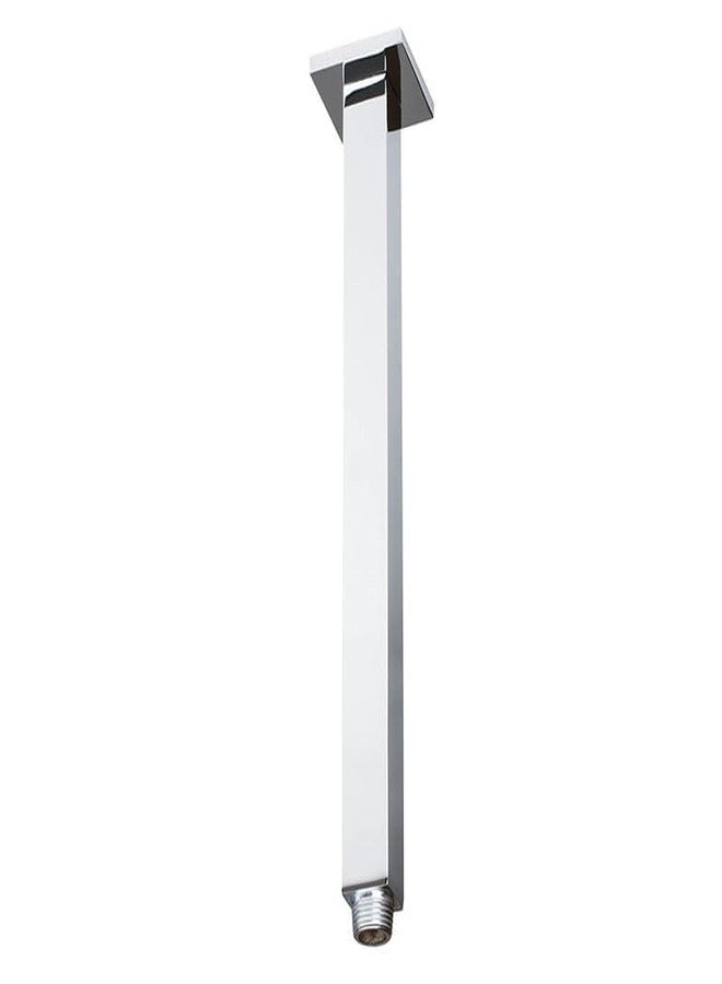 QUFA® Heavy Premium Stainless Steel Only Shower Arm with Wall Flange. (CEILING ARM ONLY, 24 INCH ARM) - Image 1
